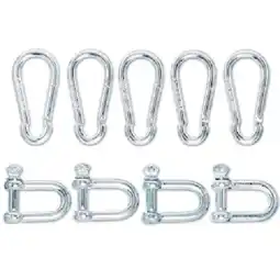 Lidl Karabiner-/Schäkel-Haken verschiedene 4- bis 12-teilige Sets Lidl Angebot