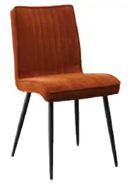 Mömax Stuhl Lena in Rostfarben Webstoff Angebot