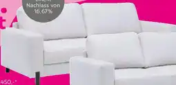 Mömax 3-Sitzer-Sofa Piega Silberfarben Angebot
