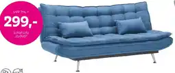 Mömax Schlafsofa in Dunkelblau mit Kissen Angebot