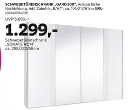 Mömax Schwebetürenschrank Sonate Rom in Weiß Angebot