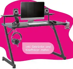 Mömax Gamingtisch Racer II Rot/Schwarz Angebot