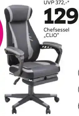 Mömax Chefsessel Clio in Schwarz Angebot