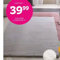 Mömax Kunstfell Caroline 2 in Beige Angebot