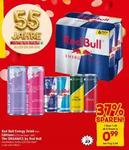 Interspar Red Bull Energy Drink oder Editions Angebot