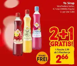 Interspar YO Sirup Angebot