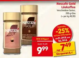 Interspar Nescafé Gold Löskaffee Angebot