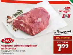 Interspar ausgelöster Schweinsschopfbraten aus Österreich Angebot