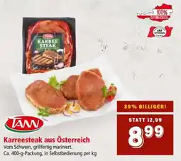 Interspar Karreesteak aus Österreich Angebot