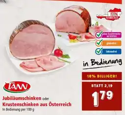 Interspar Jubiläumsschinken oder Krustenschinken aus Österreich Angebot