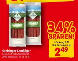 Interspar Greisinger Landjäger Angebot