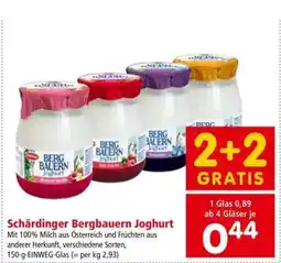 Interspar Schärdinger Bergbauern Joghurt Angebot