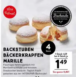 Interspar BACKSTUBEN BÄCKERKRAPPEN MARILLE Angebot