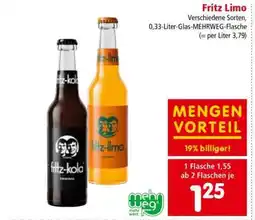 Interspar Fritz Limo Angebot