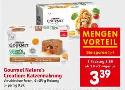 Interspar Gourmet Nature's Creations Katzennahrung Angebot