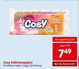 Interspar Cosy Toilettenpapier Angebot
