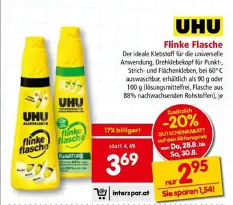 Interspar UHU Flinke Flasche Angebot