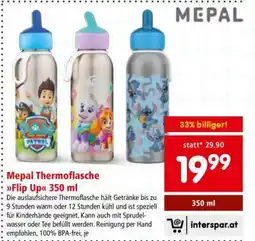 Interspar Mepal Thermoflasche Flip Up 350 ml Angebot