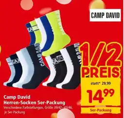 Interspar Camp David Herren-Socken 5er-Packung Angebot