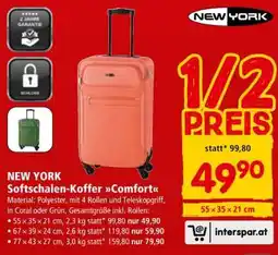 Interspar NEW YORK Softschalen-Koffer Comfort Angebot