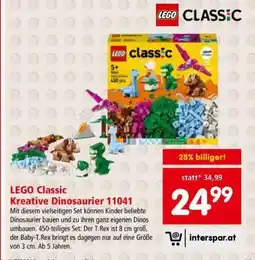 Interspar LEGO Classic Kreative Dinosaurier 11041 Angebot
