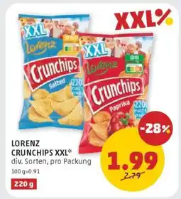 PENNY LORENZ CRUNCHCHIPS XXL Angebot