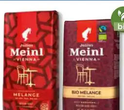 Unimarkt Julius Meinl Kaffee Vienna Melange Angebot