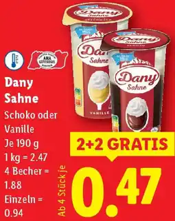 Lidl Dary Sahne Angebot