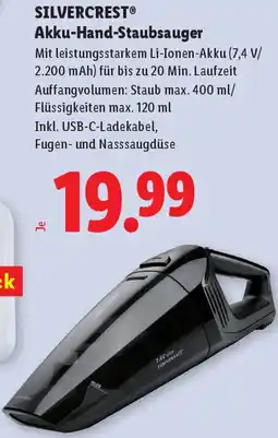 Lidl Silvercrest Akku-Hand-Staubsauger Angebot