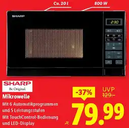 Lidl Sharp Mikrowelle Angebot