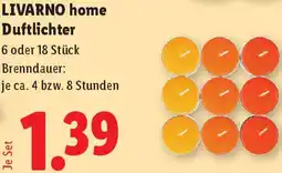 Lidl Livarno home Duftlichter Angebot