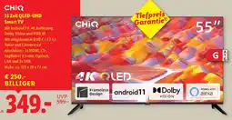 Lidl CHIQ 55 Zoll QLED-UHD Smart TV Angebot