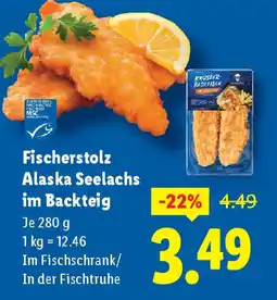 Lidl Fischerstolz Alaska Seelachs im Backteig Angebot