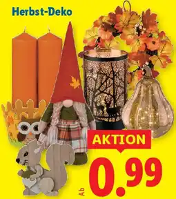 Lidl Herbst-Deko Angebot