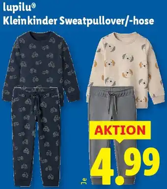 Lidl lupilu Kleinkinder Sweatpullover/-hose Angebot