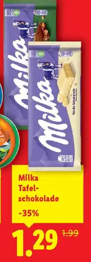 Lidl Milka Tafel- schokolade Angebot
