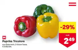 MPreis Paprika Tricolore Angebot