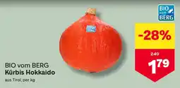 MPreis BIO vom BERG Kürbis Hokkaido Angebot