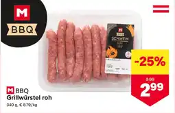 MPreis M BBQ Grillwürstel roh Angebot