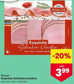 MPreis Berger Exquisite Schinkenvariation Angebot