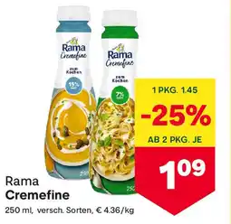 MPreis Rama Cremefine Angebot