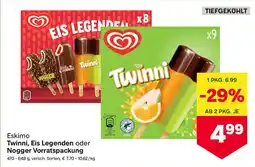 MPreis Eskimo Twinni, Eis Legenden oder Nogger Vorratspackung Angebot