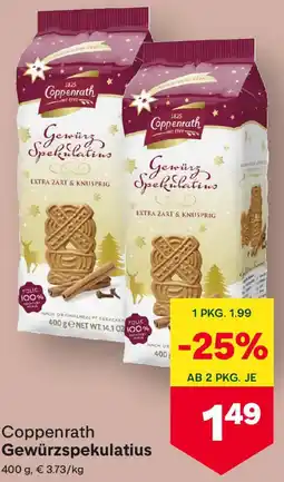 MPreis Coppenrath Gewürz Spekulatius Angebot