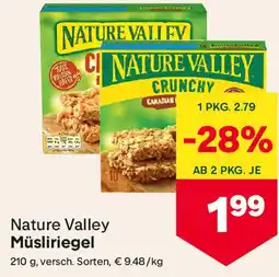 MPreis Nature Valley Müsliriegel Angebot
