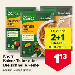 MPreis Knorr Kaiser Teller oder Die schnelle Feine Angebot