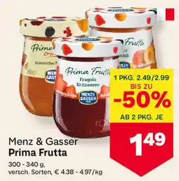 MPreis Menz & Gasser Prima Frutta Angebot