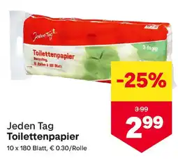 MPreis Jeden Tag Toilettenpapier Angebot