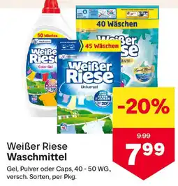 MPreis Weißer Riese Waschmittel Angebot