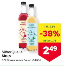 MPreis SilberQuelle Sirup Angebot