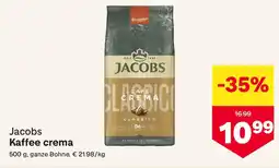 MPreis Jacobs Kaffee crema Angebot